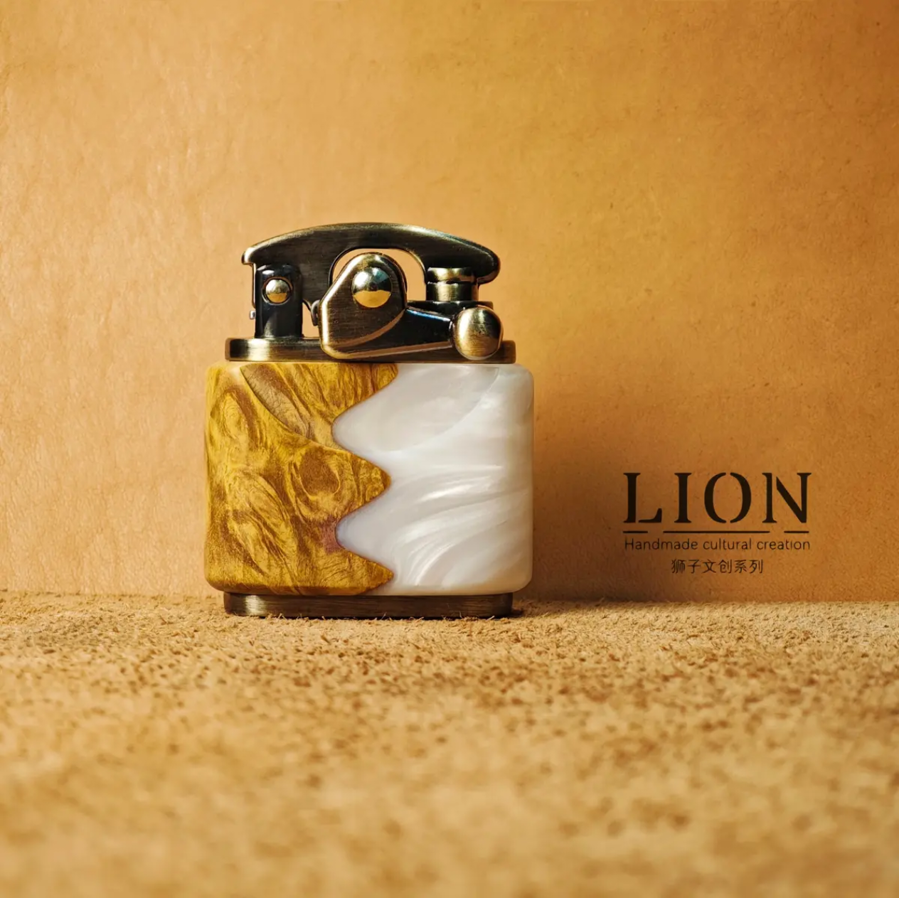 Constellation Wooden Lighter | Handcrafted Resin Art Collectible