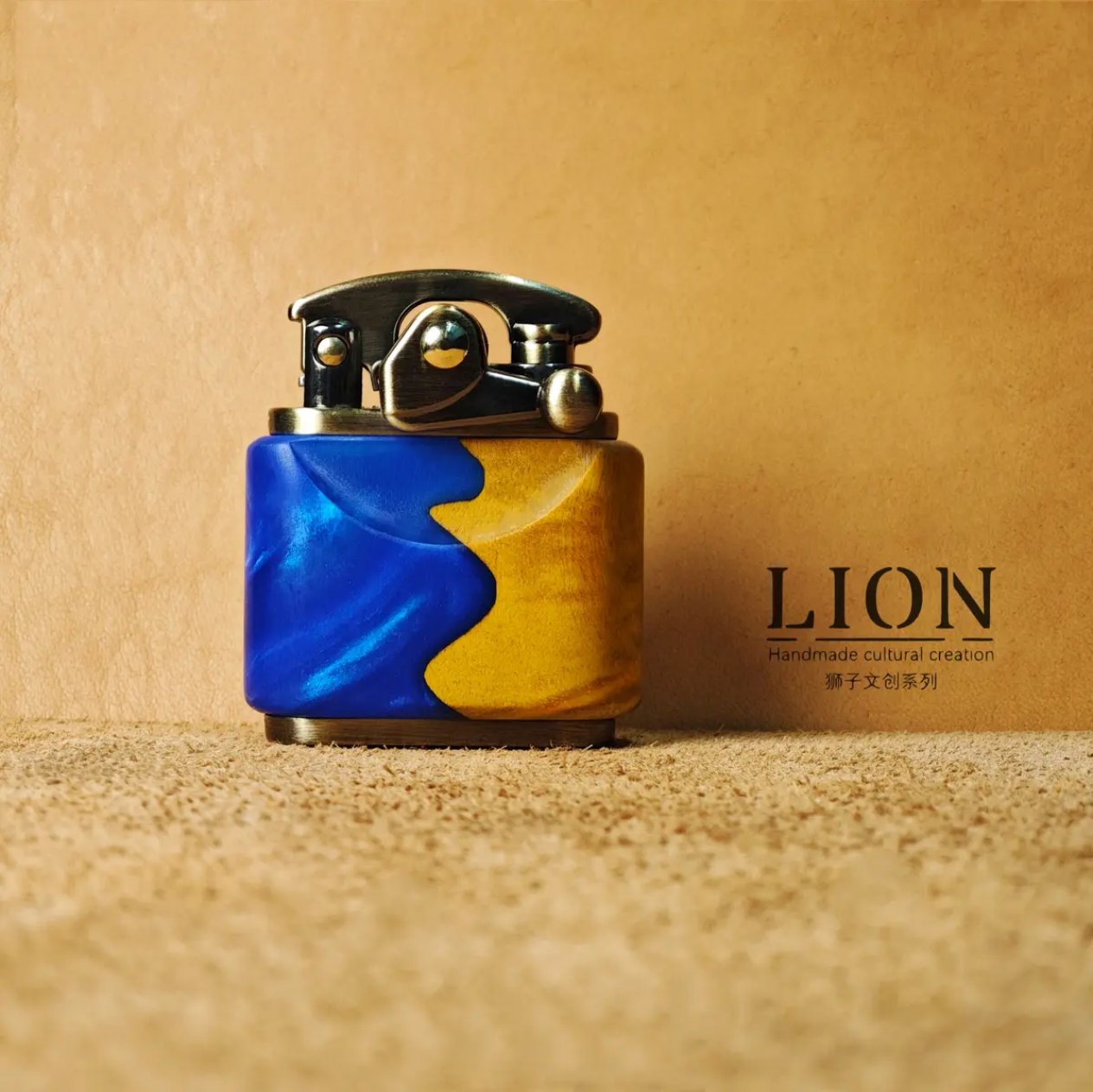 Constellation Wooden Lighter | Handcrafted Resin Art Collectible