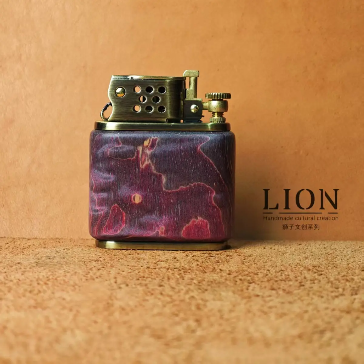 Constellation Wooden Lighter | Handcrafted Resin Art Collectible