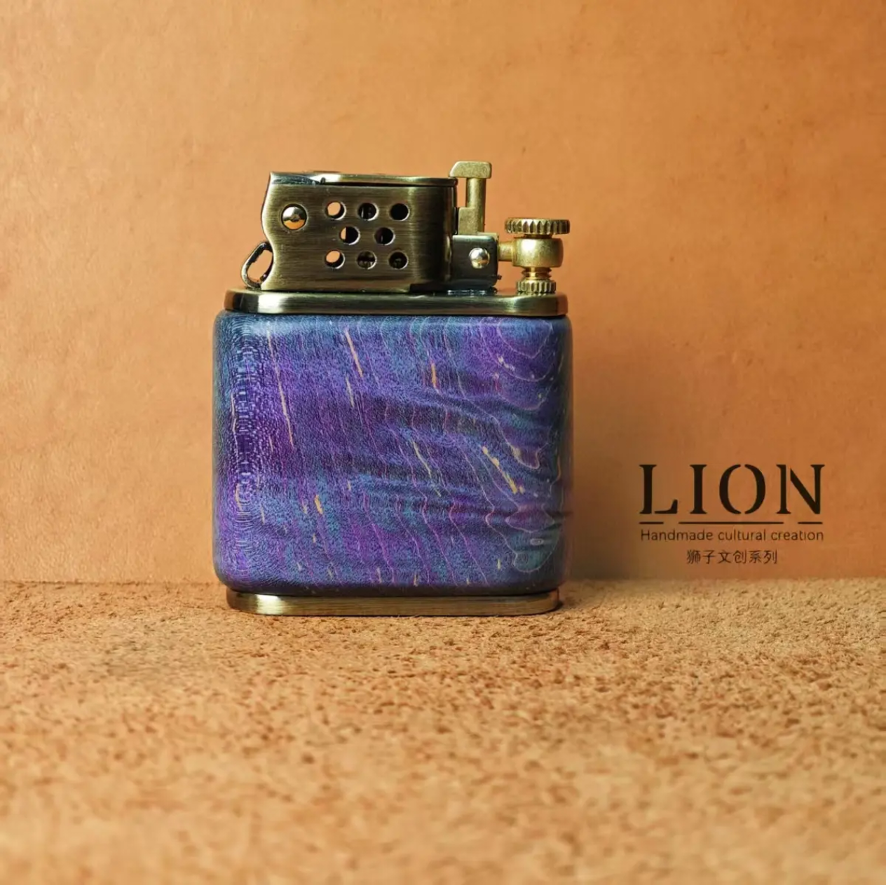Constellation Wooden Lighter | Handcrafted Resin Art Collectible