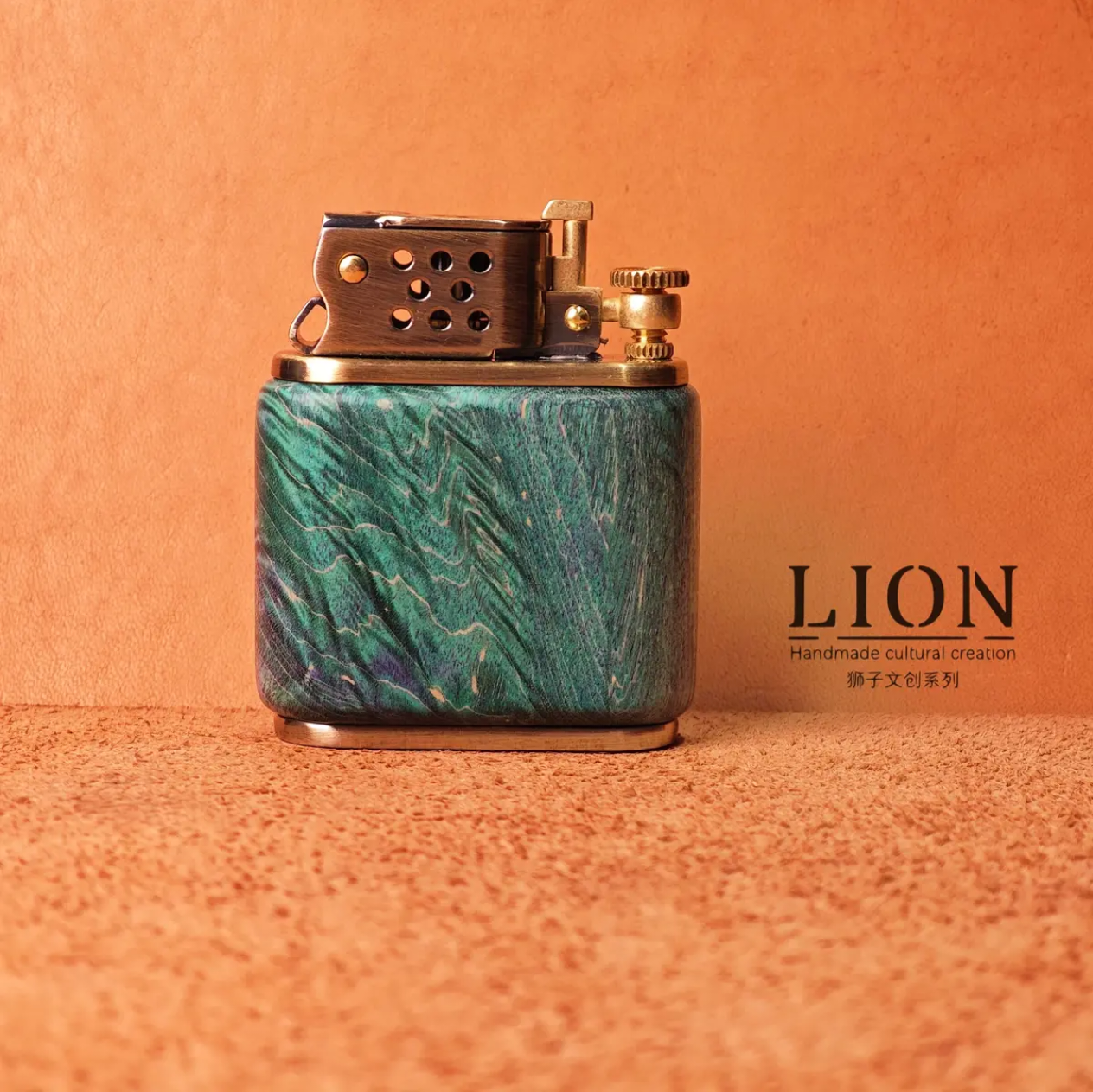 Constellation Wooden Lighter | Handcrafted Resin Art Collectible